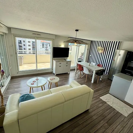 Bleu Prestige - Penthouse Vue -terrasse -plage 100m -cap D'agde - Histoire De Cles *